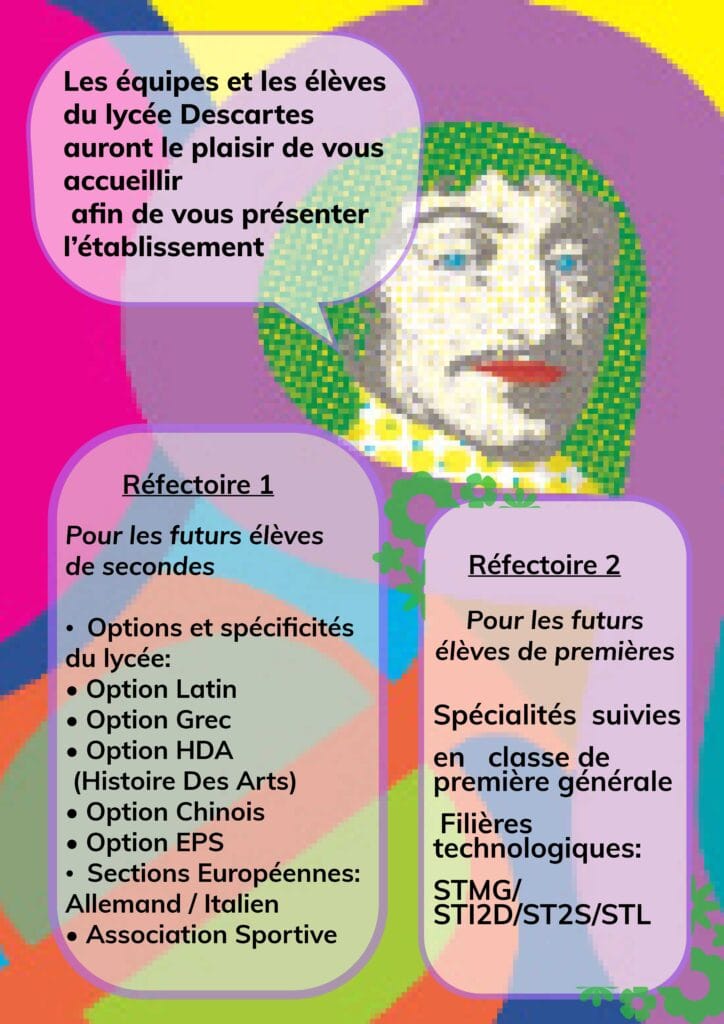 Programme des Journées Portes Ouvertes 2026 1 Affiche JPO LYCEE DESCARTES page 0002