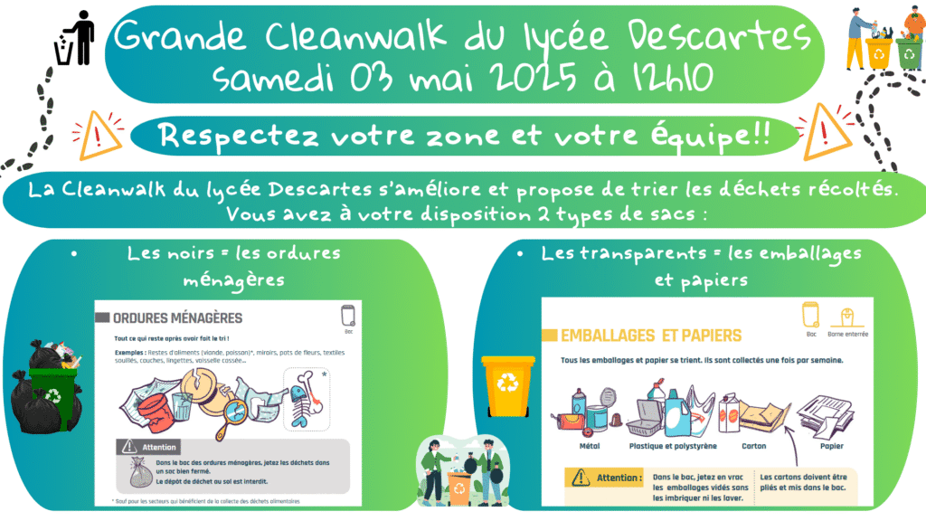 Grande Cleanwalk du lycée Descartes 3 CLEAN WALK 2