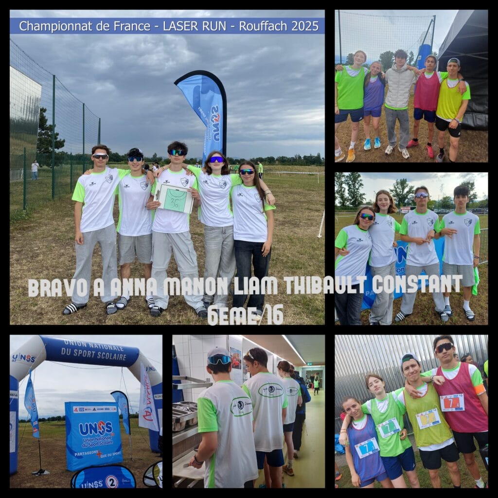 Bilan de cette année sportive 5 LASER RUN 1