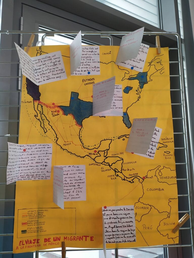 KLASSENPROJEKT : 35 JAHRE MAUERFALL "GRENZMAUERN UBERWINDER" - PROJET INTERDISCIPLINAIRE : 35 ans après la chute du mur de Berlin, les murs-frontières aujourd'hui 61 44 1 1