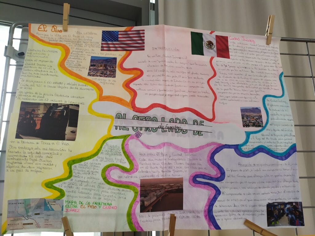 KLASSENPROJEKT : 35 JAHRE MAUERFALL "GRENZMAUERN UBERWINDER" - PROJET INTERDISCIPLINAIRE : 35 ans après la chute du mur de Berlin, les murs-frontières aujourd'hui 63 45 1 1