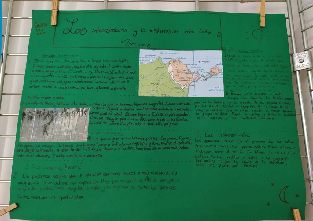 KLASSENPROJEKT : 35 JAHRE MAUERFALL "GRENZMAUERN UBERWINDER" - PROJET INTERDISCIPLINAIRE : 35 ans après la chute du mur de Berlin, les murs-frontières aujourd'hui 68 50 1