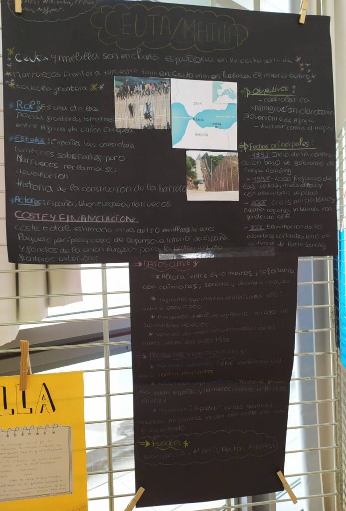 KLASSENPROJEKT : 35 JAHRE MAUERFALL "GRENZMAUERN UBERWINDER" - PROJET INTERDISCIPLINAIRE : 35 ans après la chute du mur de Berlin, les murs-frontières aujourd'hui 71 53 1