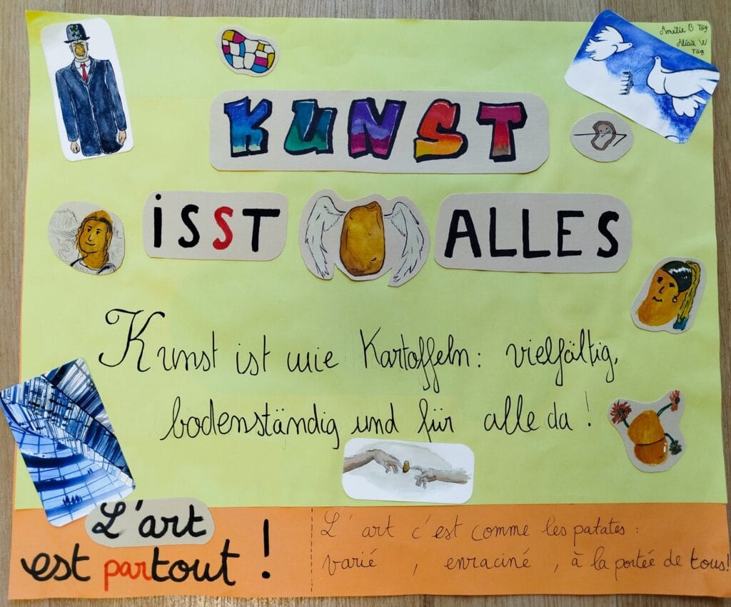 KLASSENPROJEKT : 35 JAHRE MAUERFALL "GRENZMAUERN UBERWINDER" - PROJET INTERDISCIPLINAIRE : 35 ans après la chute du mur de Berlin, les murs-frontières aujourd'hui 88 66 East side Gallery Descartes 4 1