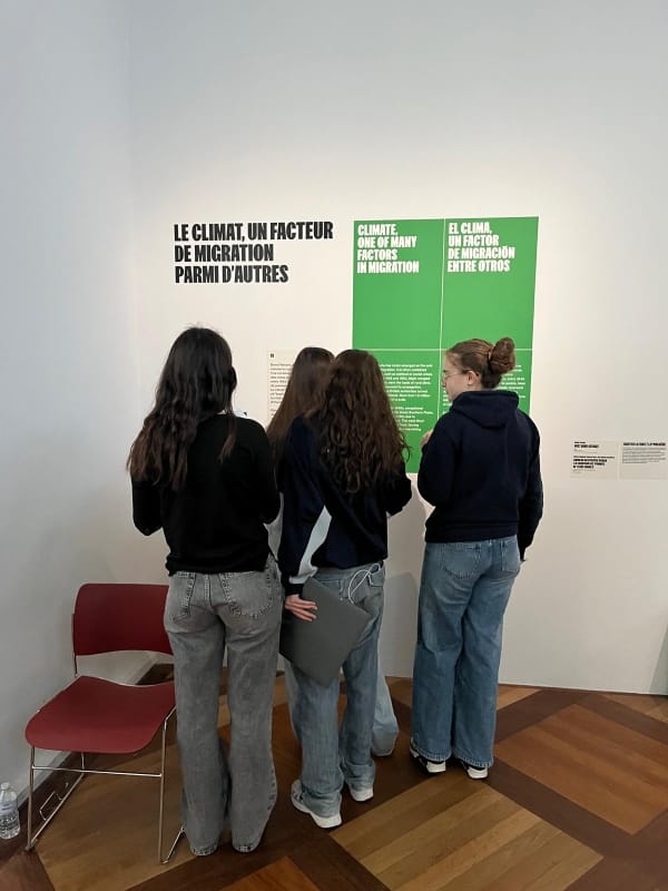 Visite de l'exposition "Migrations et climat" au Musée de l'Immigration 3 IMG 20260326 WA0008