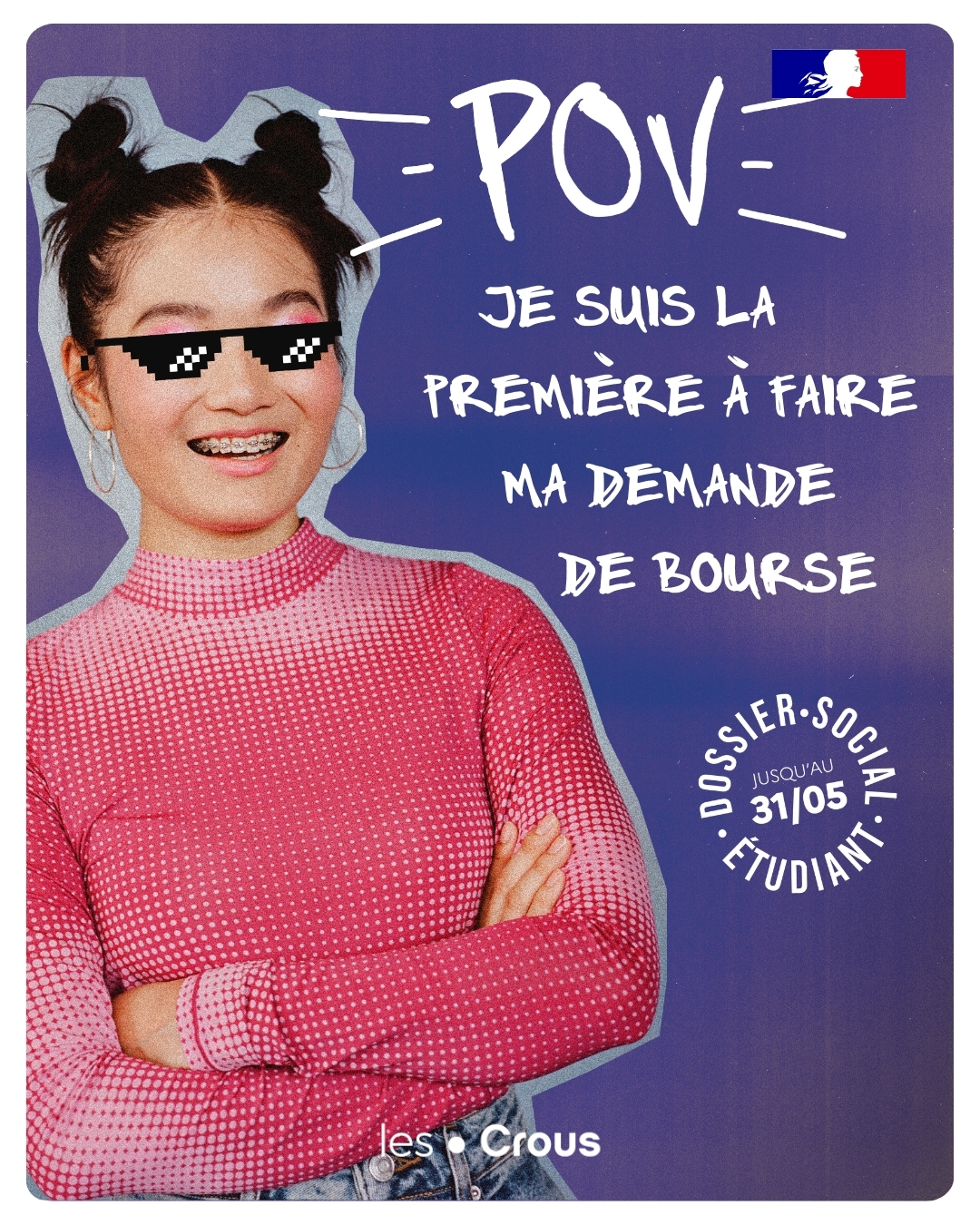 Instagram DSE 2026 fond bleu