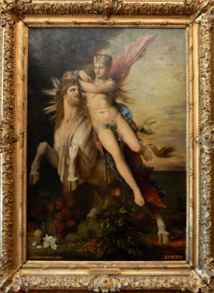 Tableau Jupiter et Europe