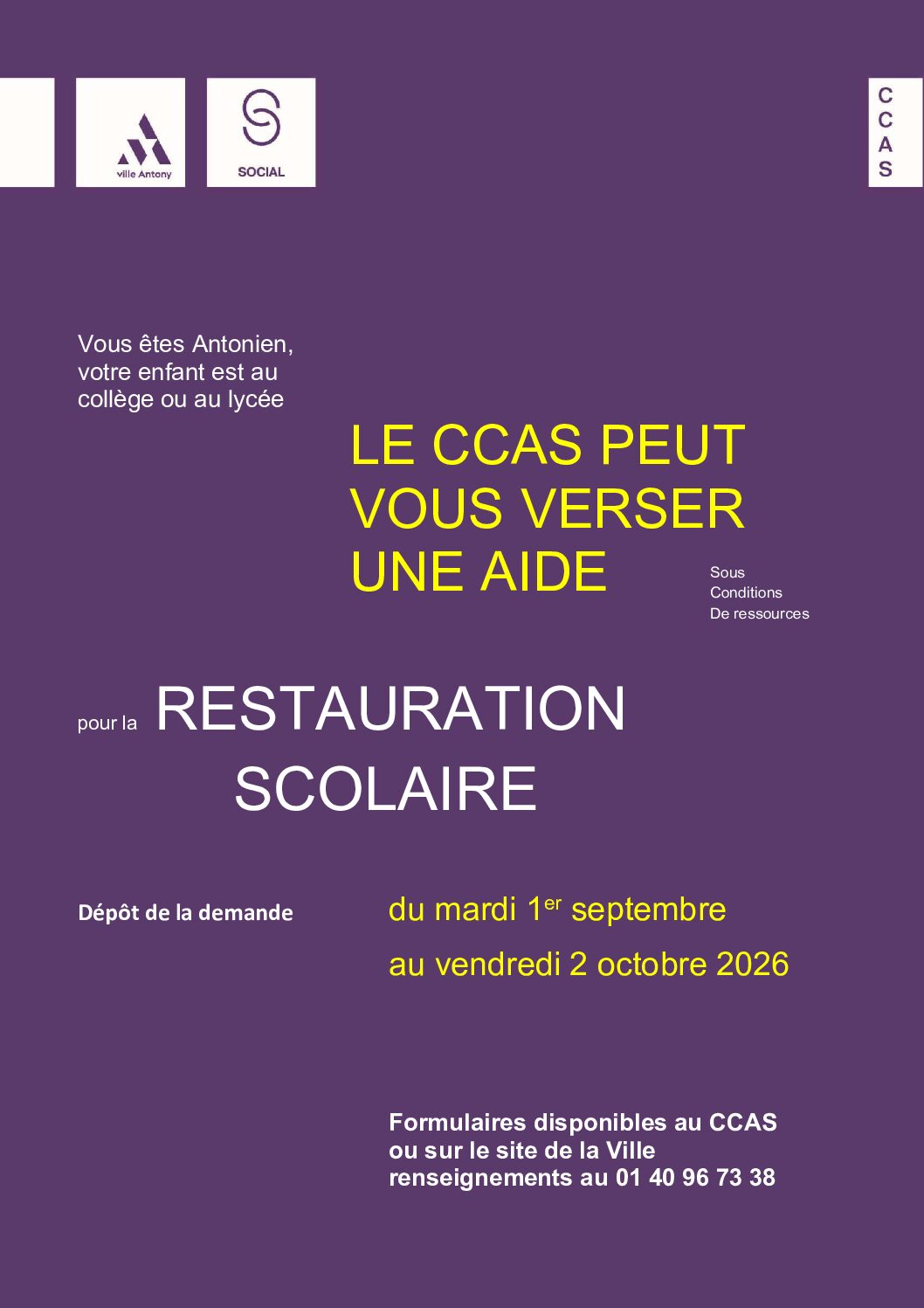 affiche campagne ccas 2026 2027 pdf
